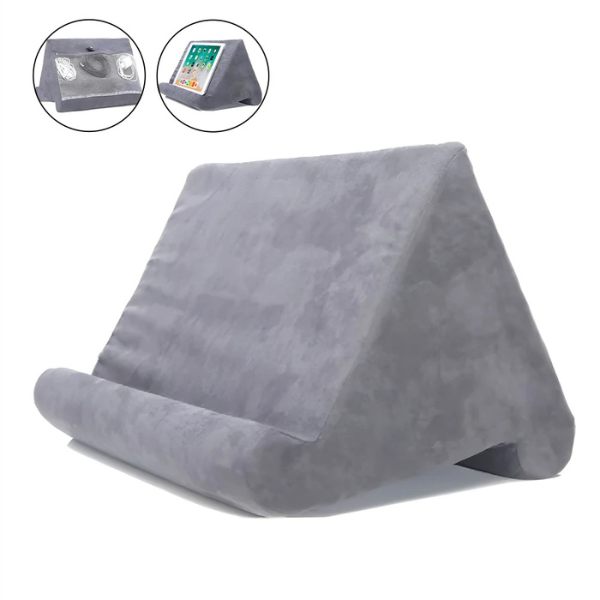 Support De Tablet Et Livre Souple - Coussin à Mémoire De Forme Multi-angles, Pour Liseuse, Smartphone, Kindle