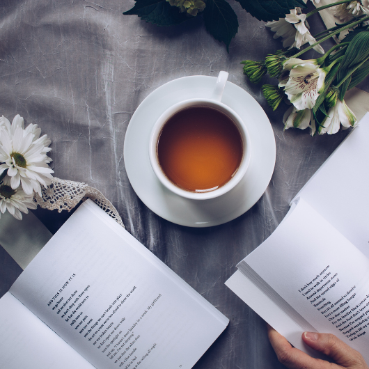 Comment faire une fiche de lecture d’un livre ? 1 Livre ouvert avec des feuilles séchées sur une planche en bois, parfait pour illustrer une fiche de lecture dans un cadre naturel.